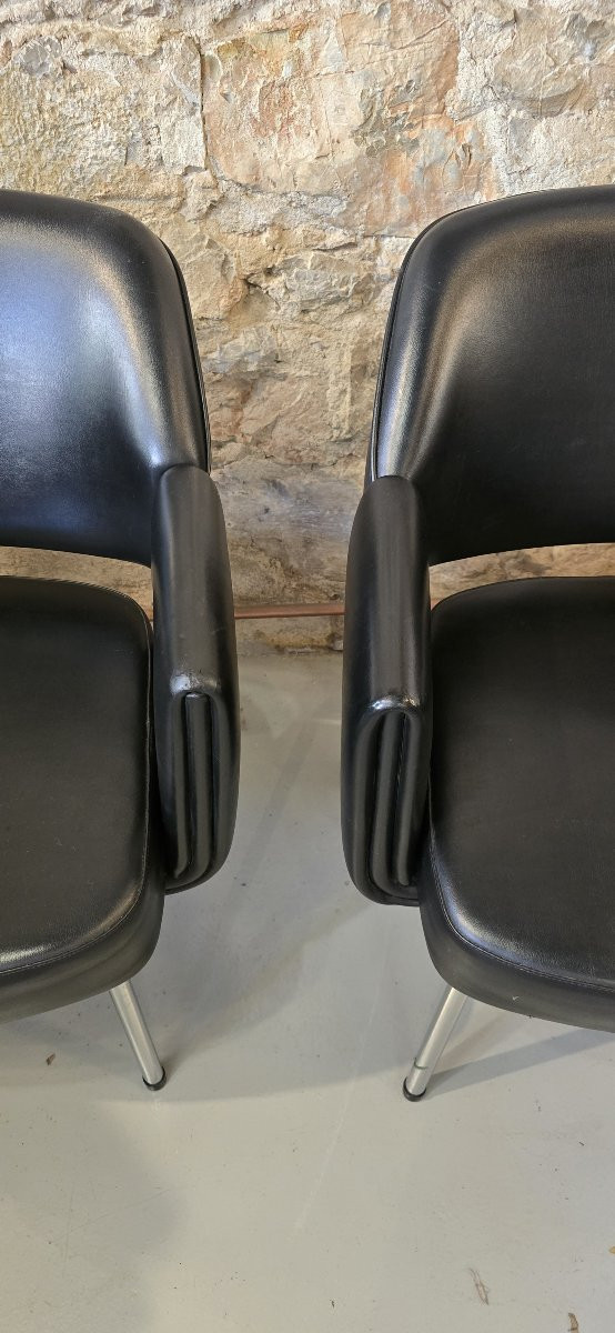 Lot de 2 fauteuils Deauville conçues par Marc et Pierre Simon pour AIRBORNE 1960-photo-1