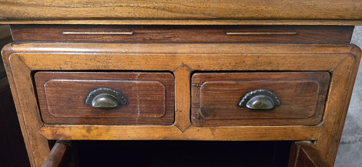 Set Of 2 Chinese Bedside Tables, Man And Woman - Vintage-photo-4