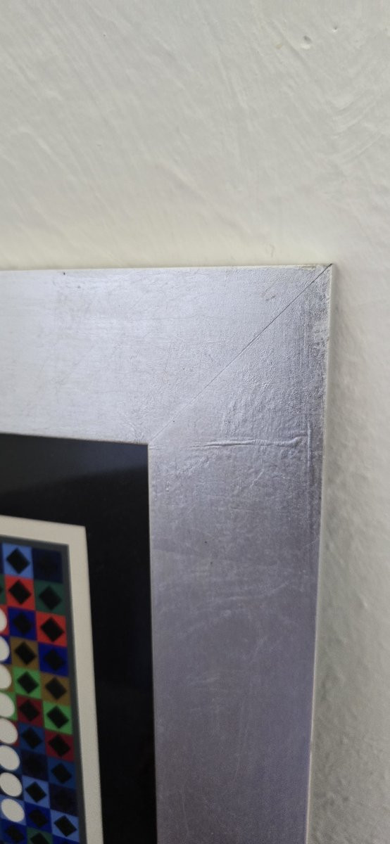 Victor Vasarely (1906-1997) - Kinetic Composition - Signed Silkscreen - Ea-photo-1