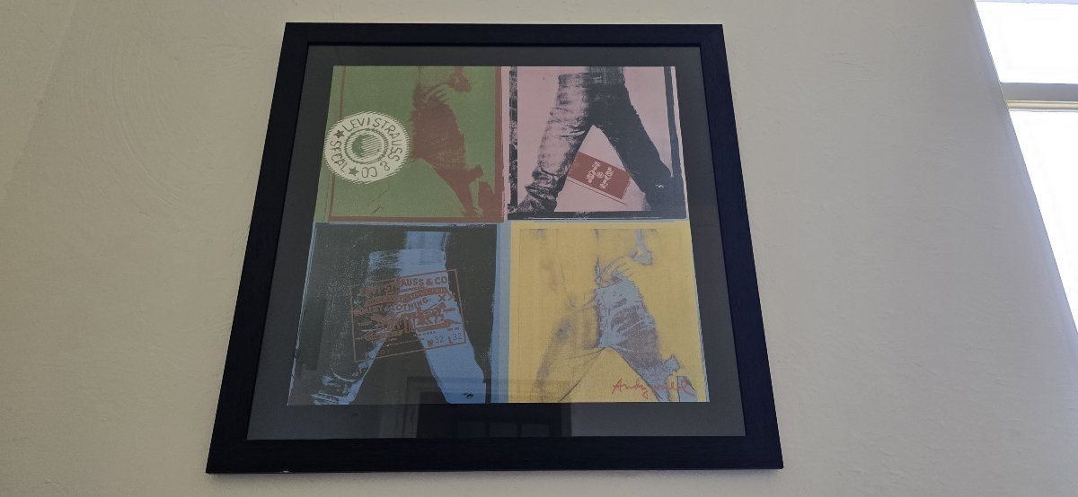 Andy Warhol (1928-1987), After Levis Strauss Silkscreen Print No. 501/2400-photo-6