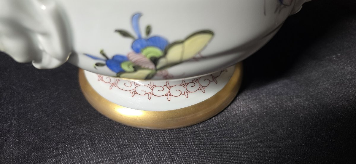 Cache-pot en porcelaine décorée – Manufacture Samson, Paris (pas signé), fin XIXe / début XXe-photo-2