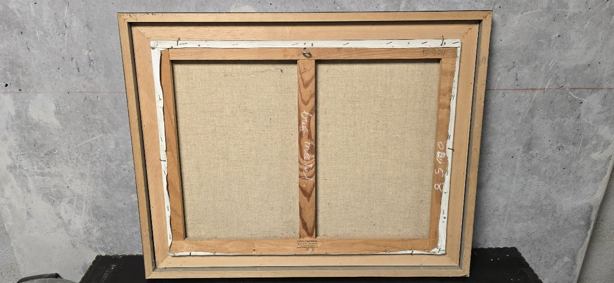 Patrice MÉROT (né en 1954) huile sur toile signée et datée 1981-photo-4