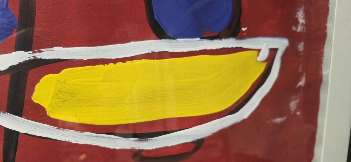 Miguel Ángel Yrazazábal (né en 1945)– Nature morte abstraite, 1991-photo-2