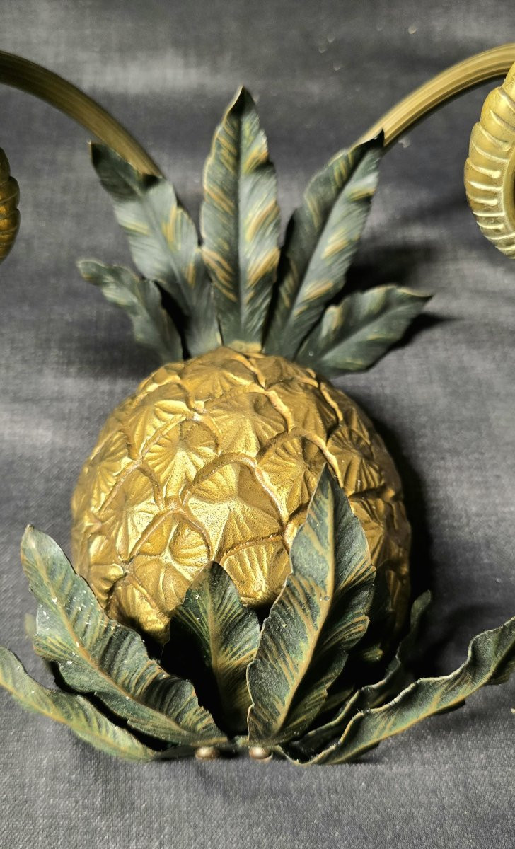 Maison Charles & Fils - Paire d'appliques Ananas -photo-7