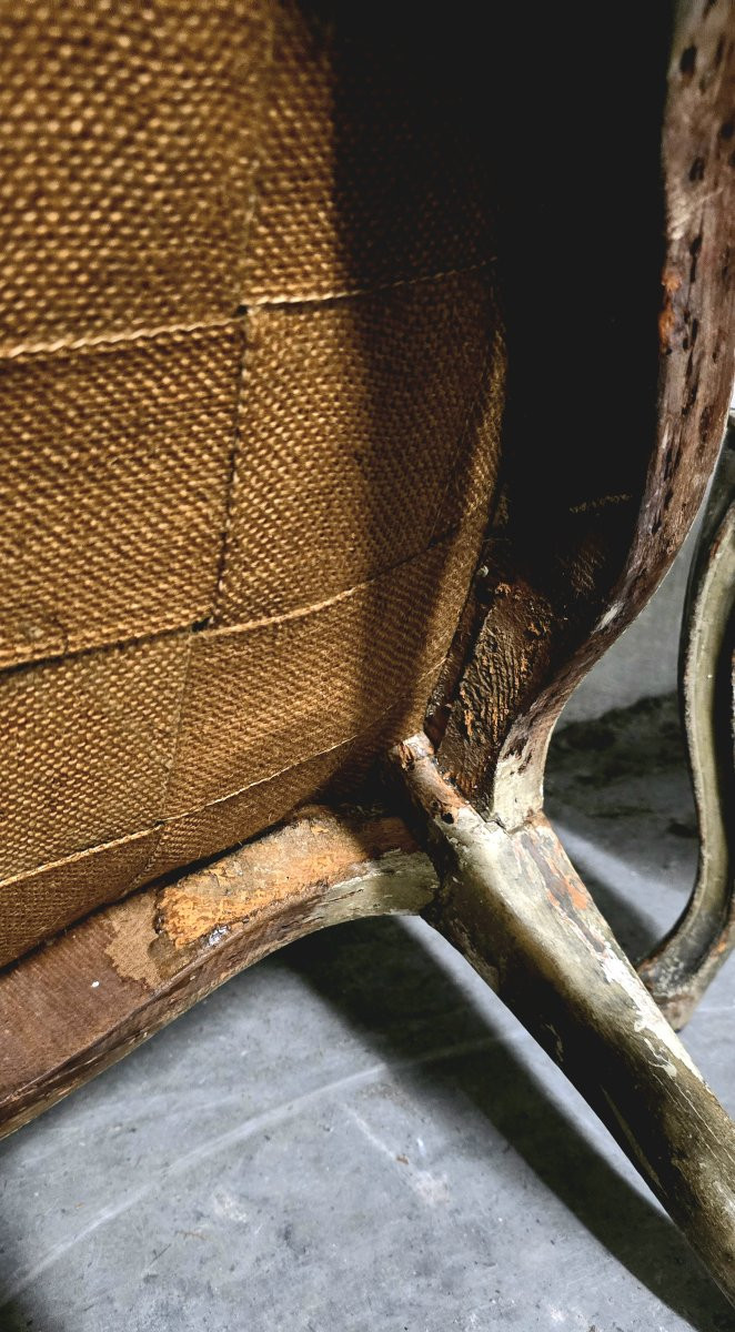 Paire de fauteuils cabriolets Louis XV, d’époque XVIIIe-photo-8
