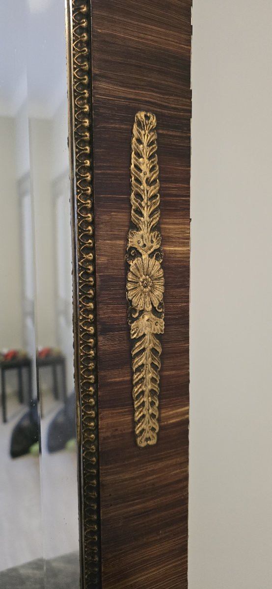 Empire Period Chest Of Drawers And Mirror-photo-4