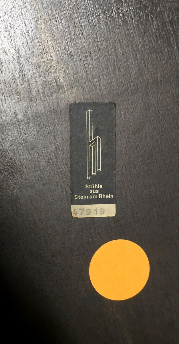 Bruno Rey (1935) - Set Of 7 Chairs, 1st Edition - 1960 Dietiker, Stein Am Rhein-photo-4