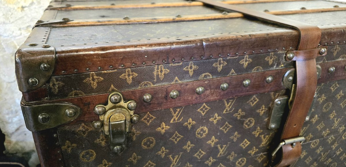Malle cabine Louis Vuitton – Monogramme – Années 1920/30 – Authentique-photo-2