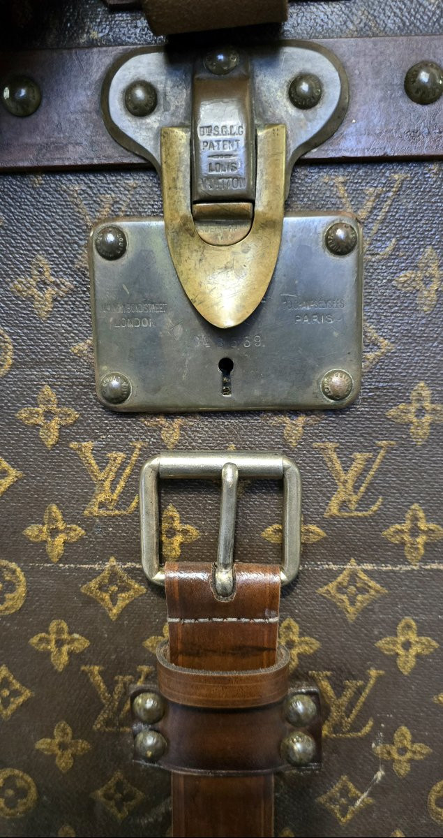 Malle cabine Louis Vuitton – Monogramme – Années 1920/30 – Authentique-photo-4