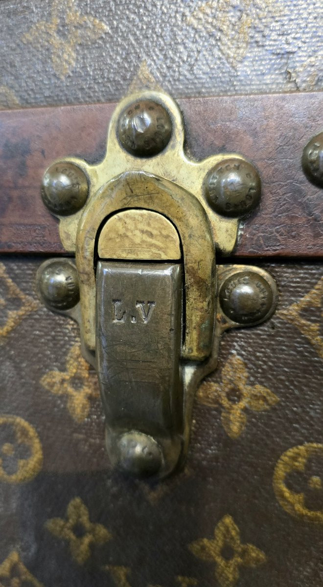 Malle cabine Louis Vuitton – Monogramme – Années 1920/30 – Authentique-photo-5