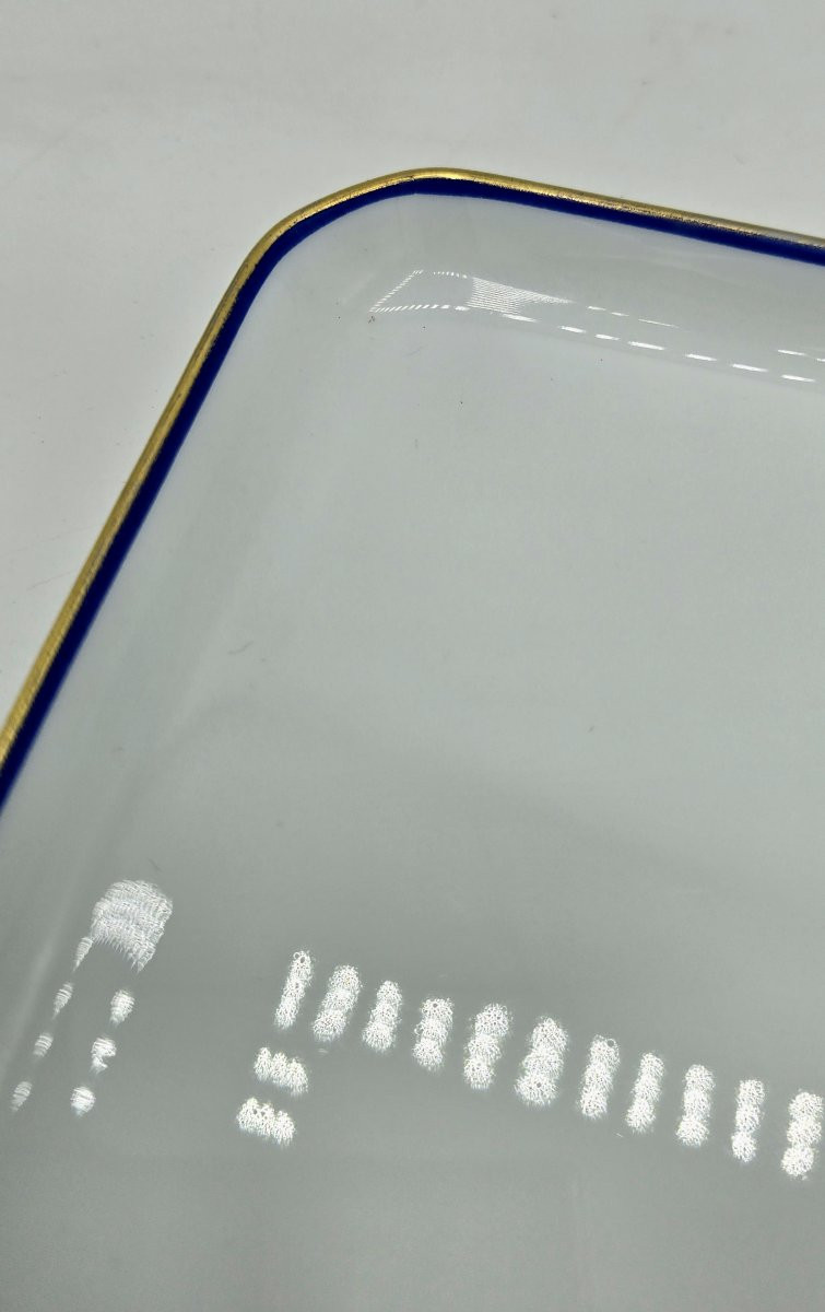 Cartier Paris "panther" Trinket Tray In Limoges Porcelain-photo-4