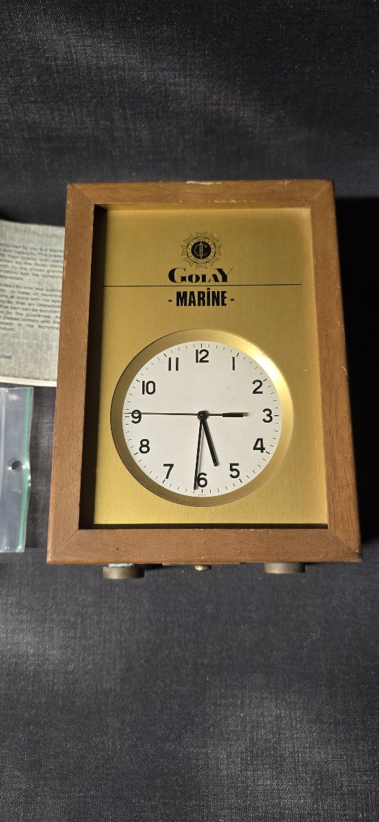 Horloge marine électronique Golay, modèle CM2N, numéro 78039 - 1960/70-photo-2