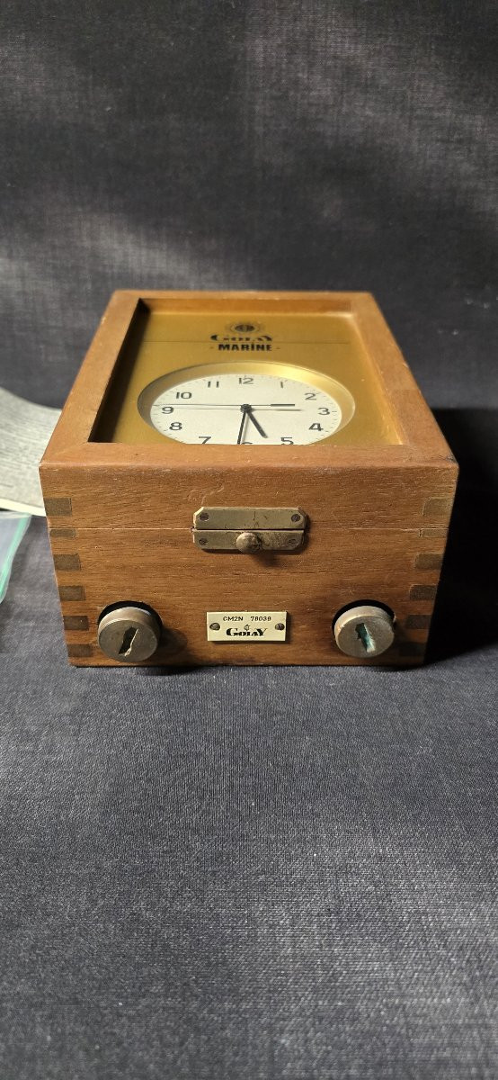 Horloge marine électronique Golay, modèle CM2N, numéro 78039 - 1960/70-photo-3