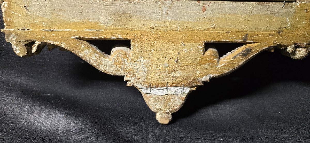 Carved And Gilded Wooden Frame, Louis XVI Period-photo-6