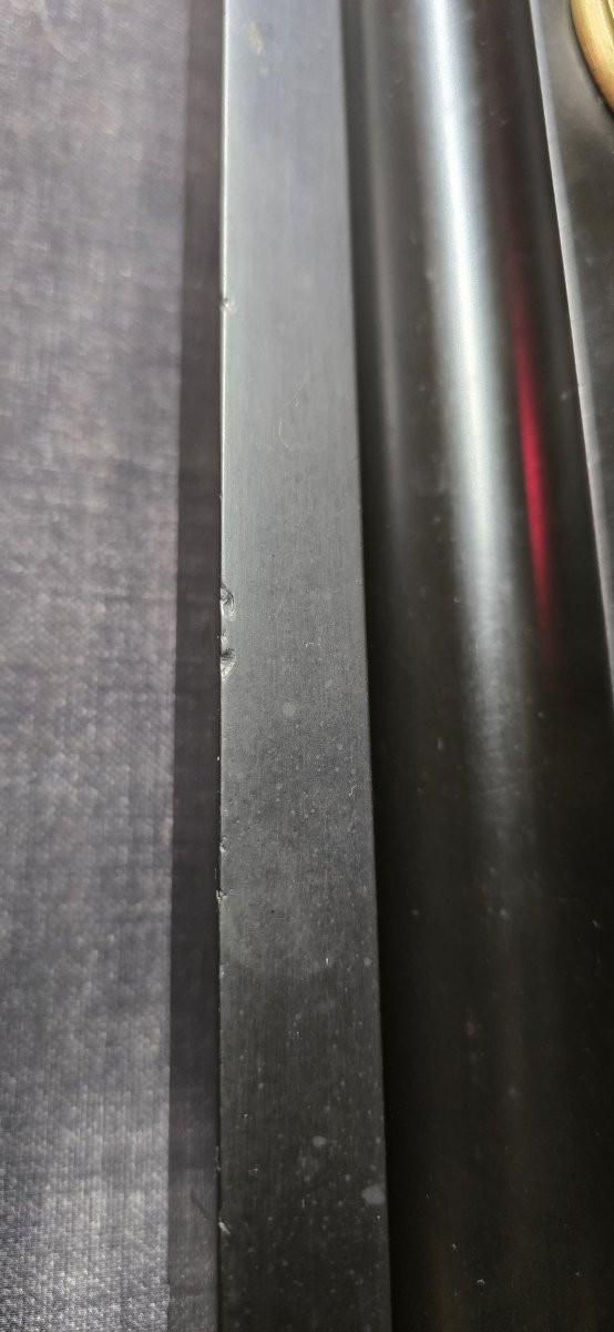 Encrier double ancien en marbre noir et bronze – fin XIXᵉ / début XXᵉ siècle-photo-2