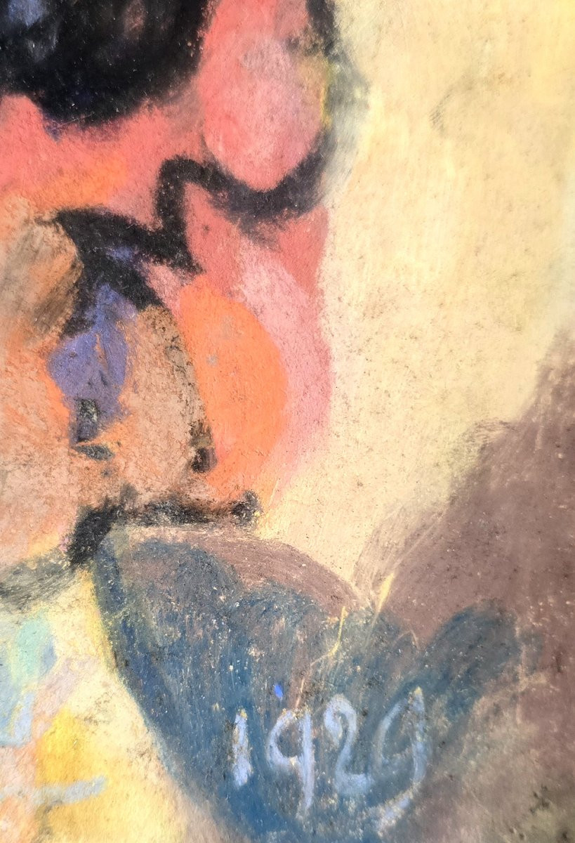 Louis Fortuney (1878–1950) - Pair Of Female Portraits – 1929-photo-2