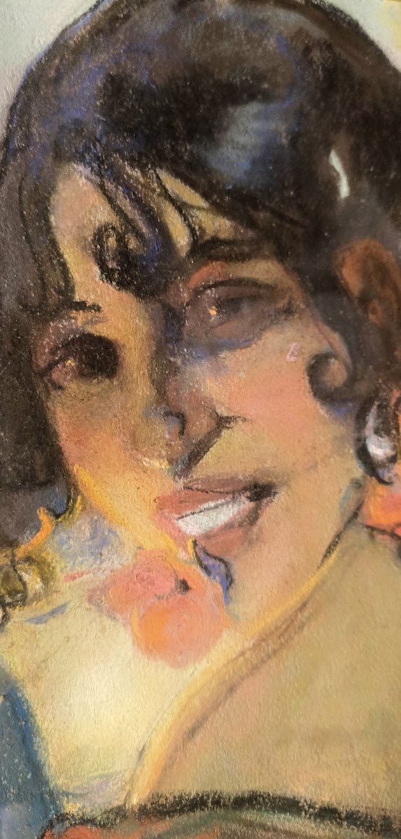 Louis Fortuney (1878–1950) - Pair Of Female Portraits – 1929-photo-4