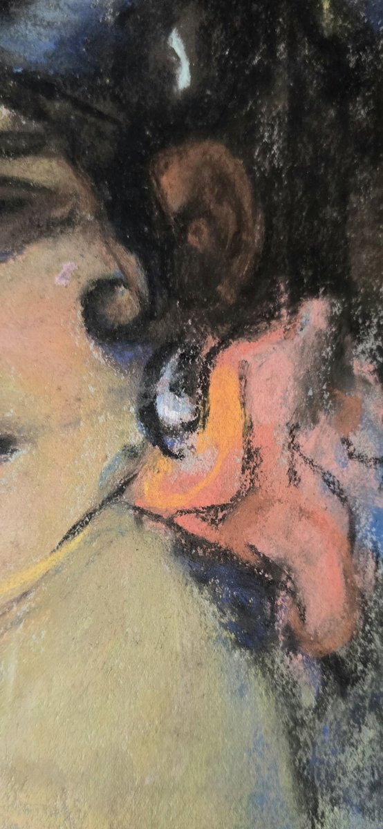 Louis Fortuney (1878–1950) - Pair Of Female Portraits – 1929-photo-6