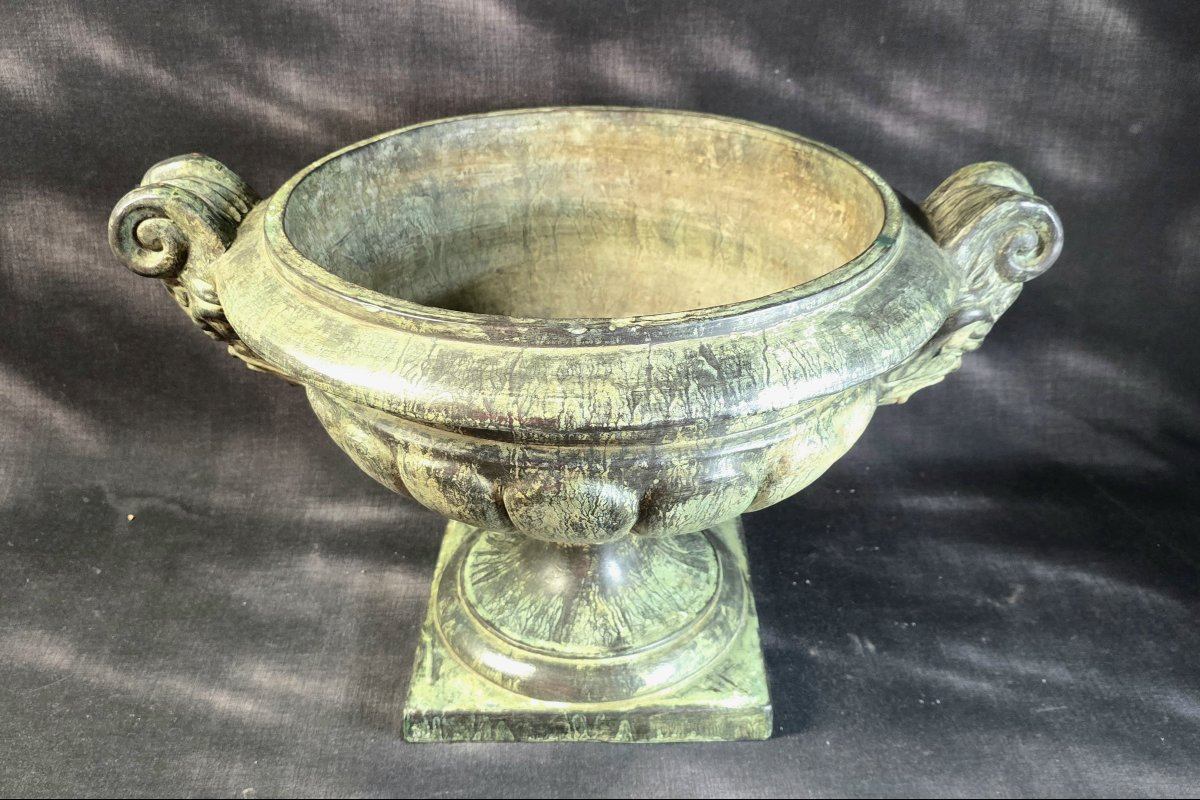 Vase Médicis en terre cuite - 54 cm -photo-2