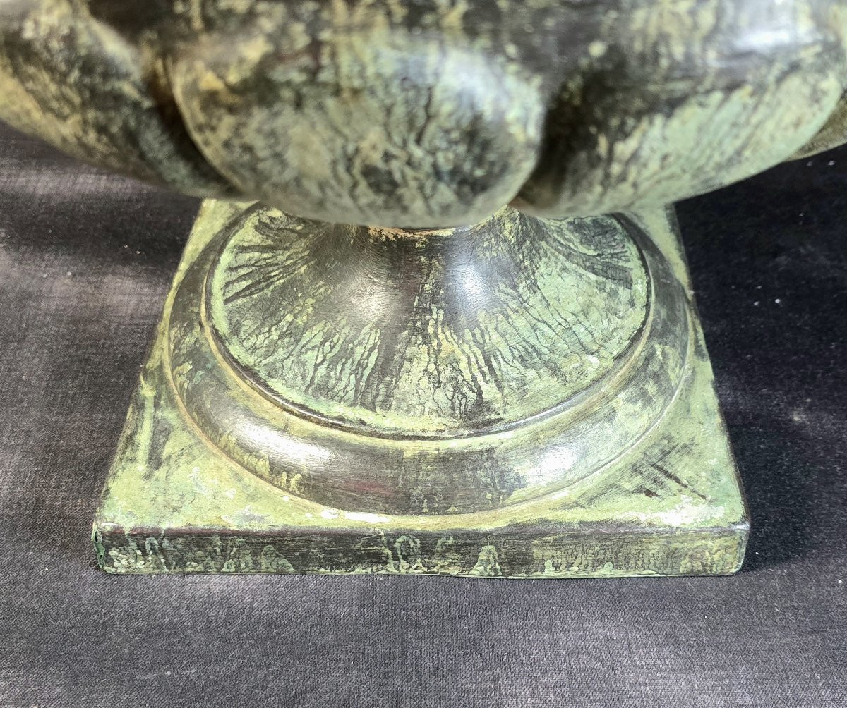 Vase Médicis en terre cuite - 54 cm -photo-3