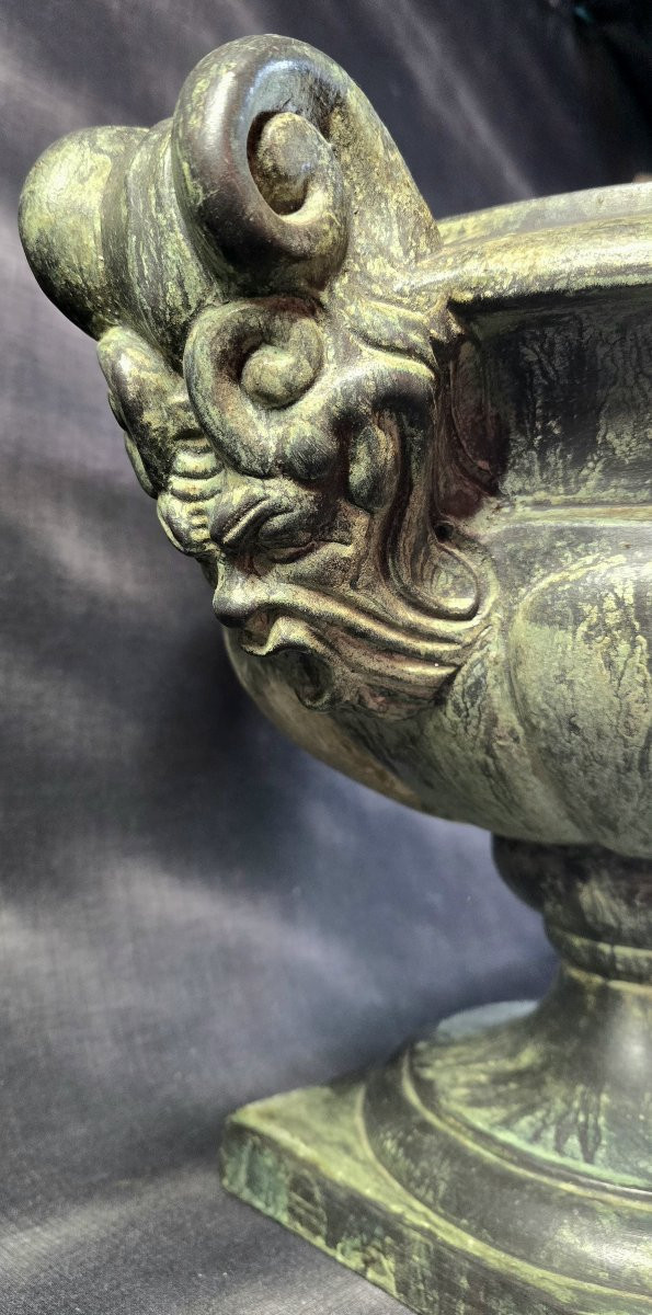 Vase Médicis en terre cuite - 54 cm -photo-2