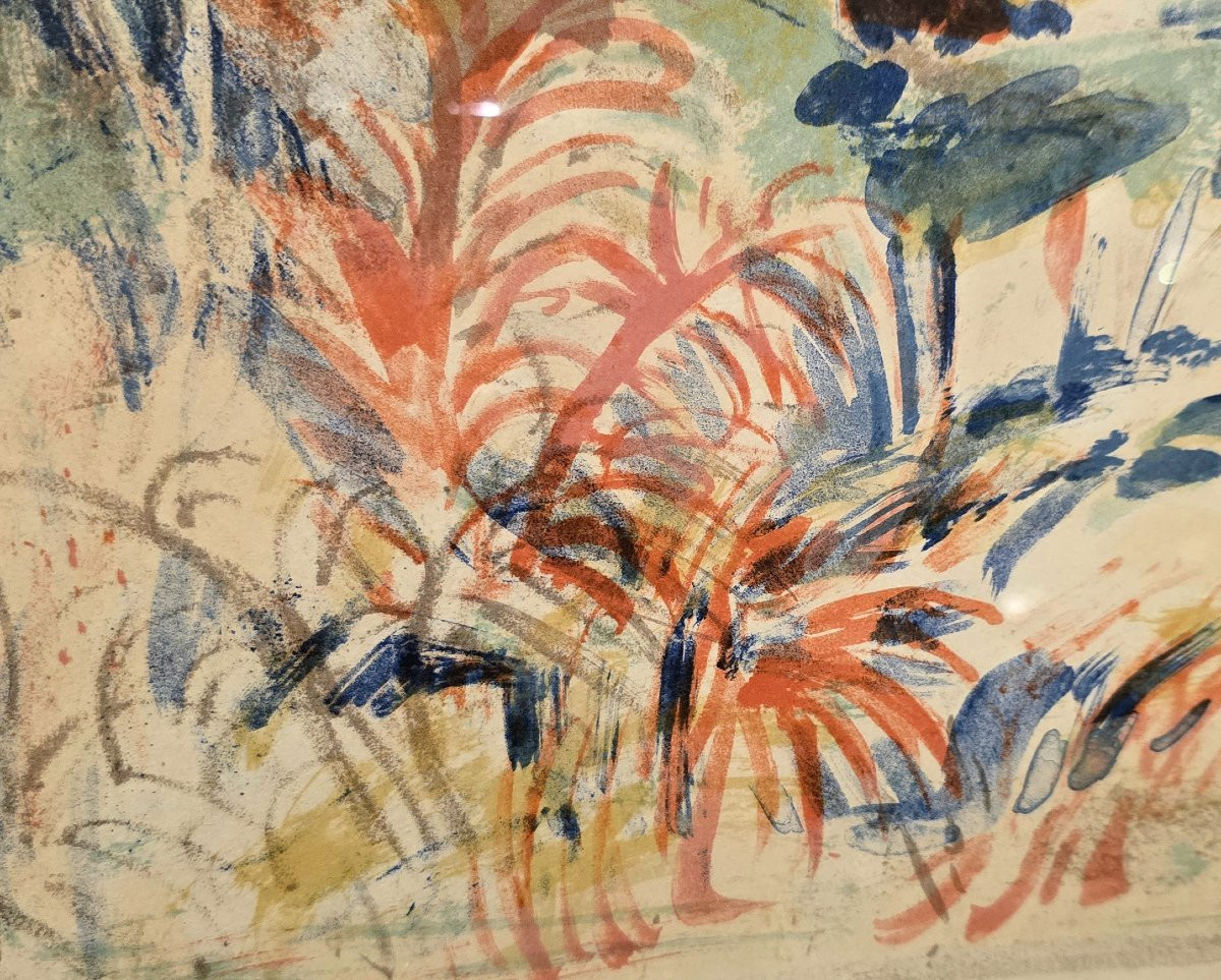 André Planson (1898–1981) - Lithographie en couleurs signée et numérotée-photo-2