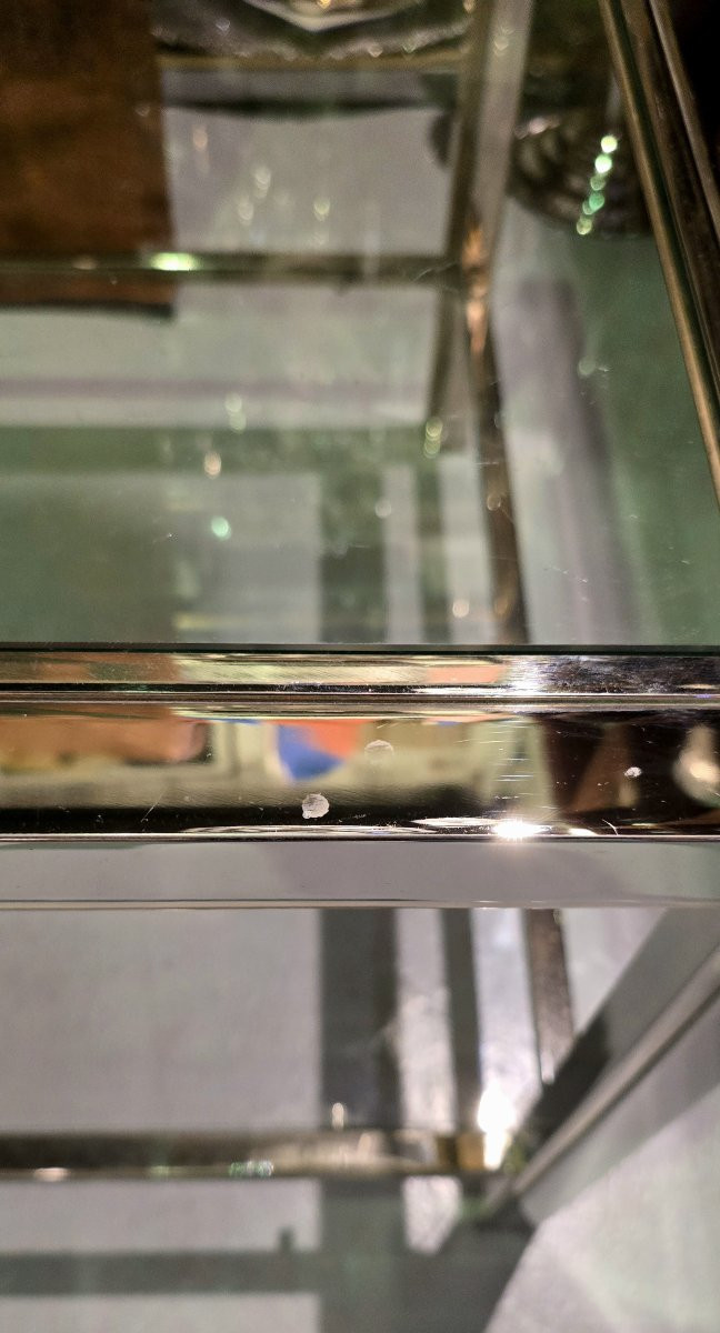 Paire de bouts de canapé ou tables d’appoint, Maison Charles, France, vers 1970-photo-3