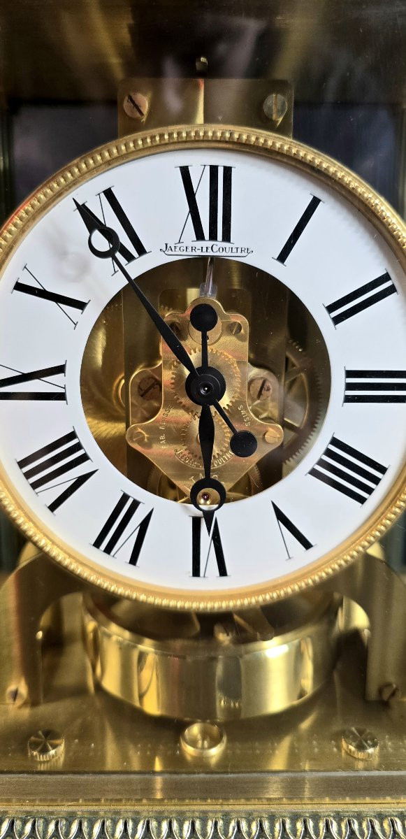 Pendule Jaeger-LeCoultre Atmos modèle Vendôme – réf. 50001 – avec boîte et papiers-photo-4