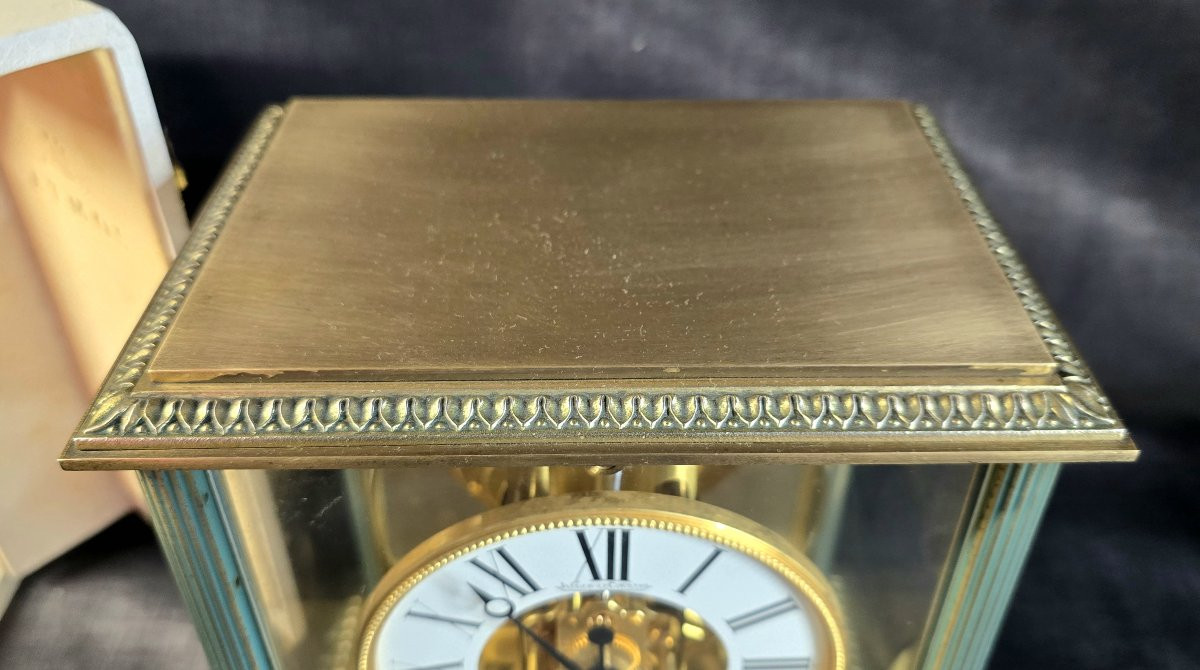 Pendule Jaeger-LeCoultre Atmos modèle Vendôme – réf. 50001 – avec boîte et papiers-photo-3