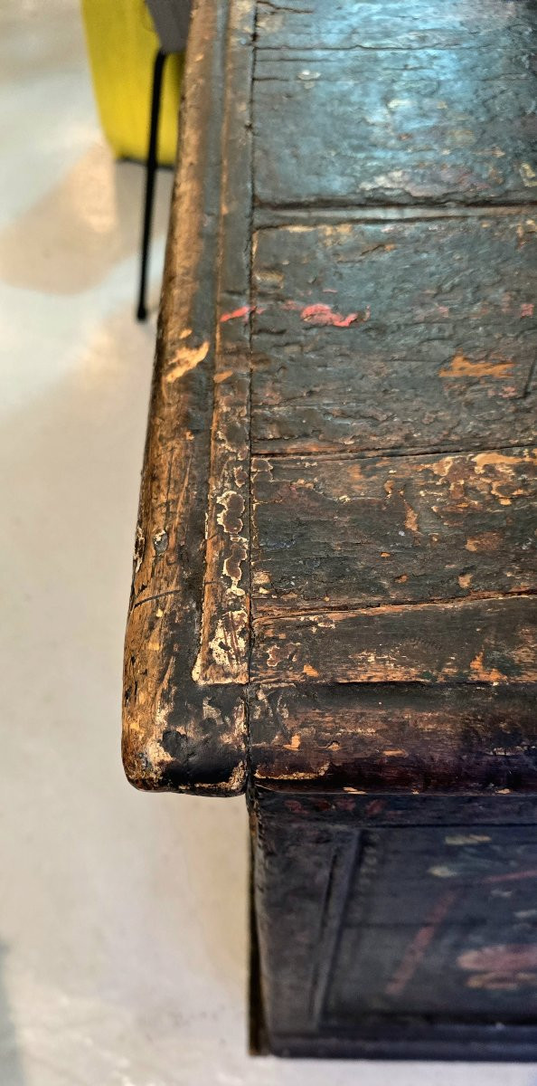 Chest Known As "sandouk" - Tunisia Circa 1900 -photo-3