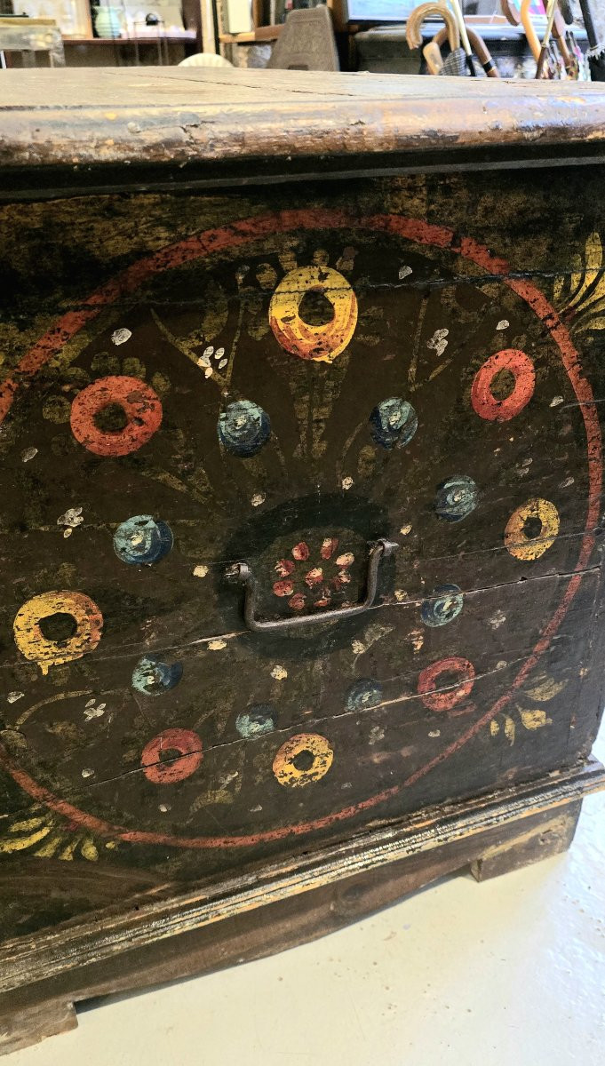 Chest Known As "sandouk" - Tunisia Circa 1900 -photo-4