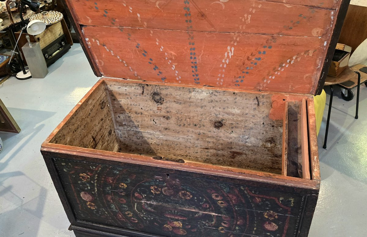 Chest Known As "sandouk" - Tunisia Circa 1900 -photo-7