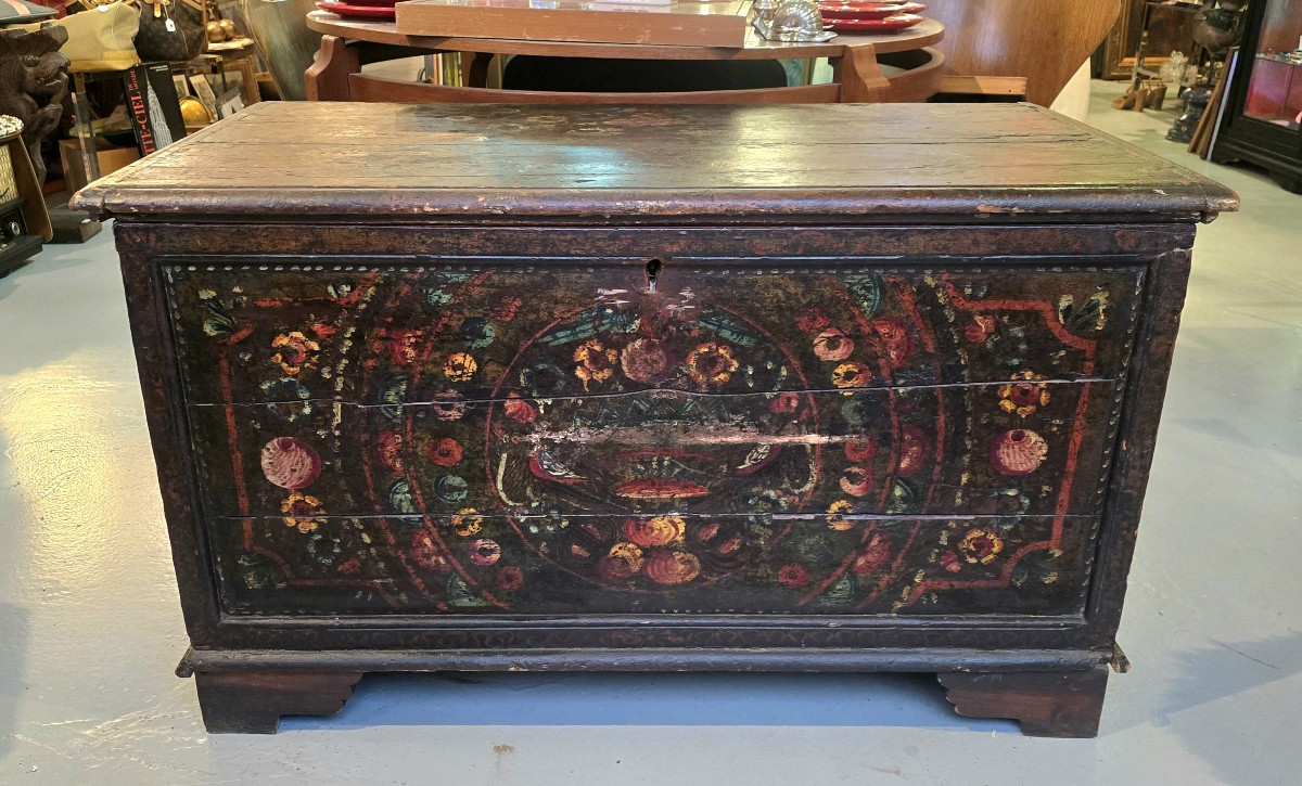 Chest Known As "sandouk" - Tunisia Circa 1900 