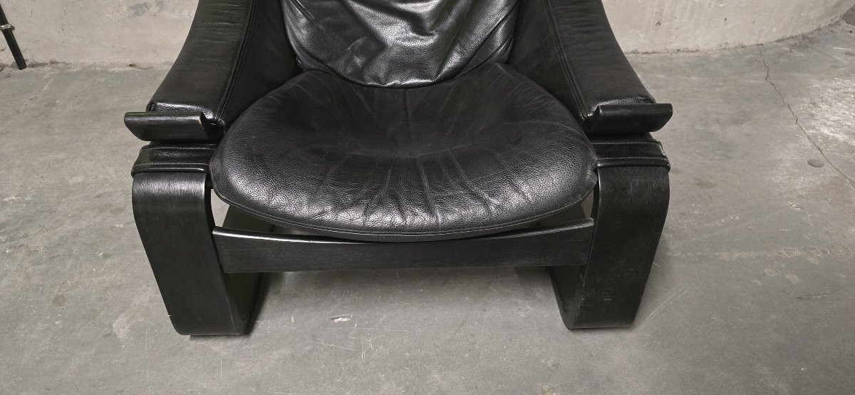  Åke Fribyter (1922–19989 - Fauteuil KROKEN, vers 1970-photo-4
