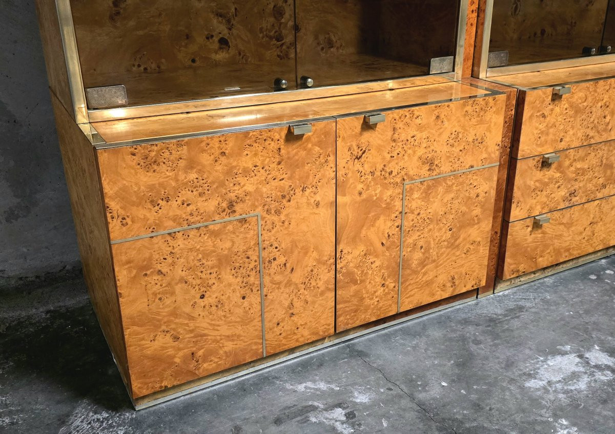 Set Of Display Cabinets Designed By Jean-claude Mahey For Roche Bobois 1970-photo-2