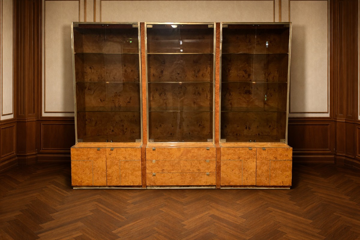 Set Of Display Cabinets Designed By Jean-claude Mahey For Roche Bobois 1970