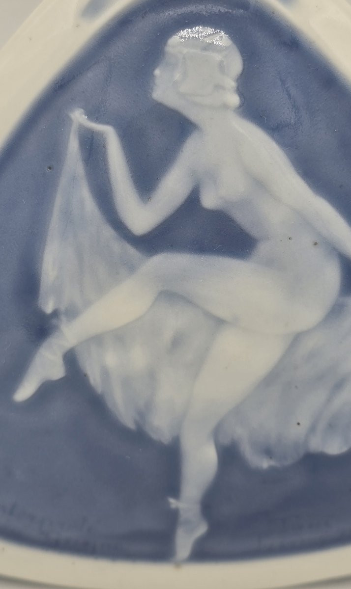 Art Deco Limoges Porcelain Bonbonnière, Circa 1930-photo-2