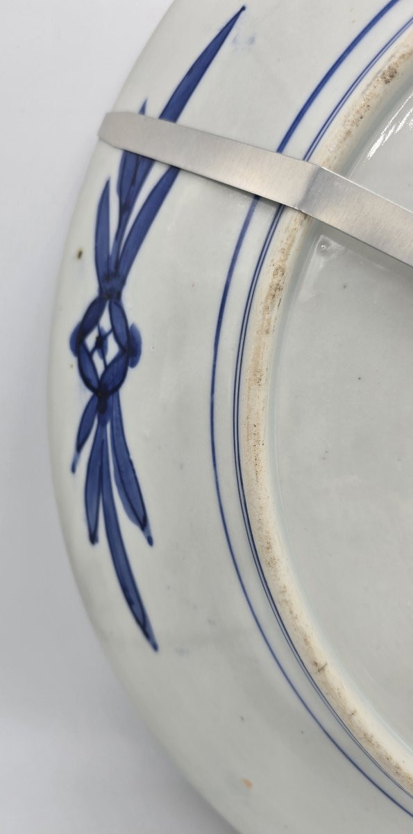 Grand plat mural en porcelaine Imari, Japon, époque Meiji, vers 1880-1900 - 39.5 cm -photo-2