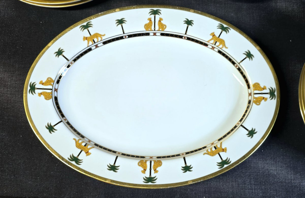 Service de table 30 pièces Christian Dior « Casablanca » en porcelaine fine 1991-photo-2