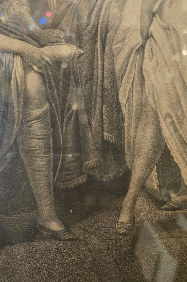 La Comparaison Des Petits Pieds- Engraving After A Composition By Louis-léopold Boilly-photo-4