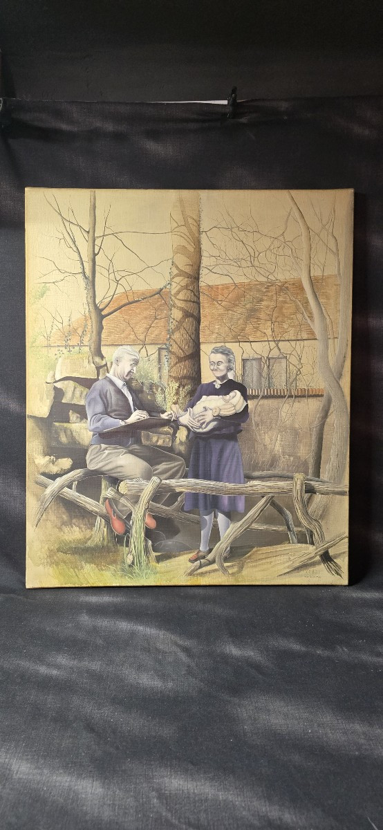 Oil On Canvas Monogrammed Sb, Dated 1974/75