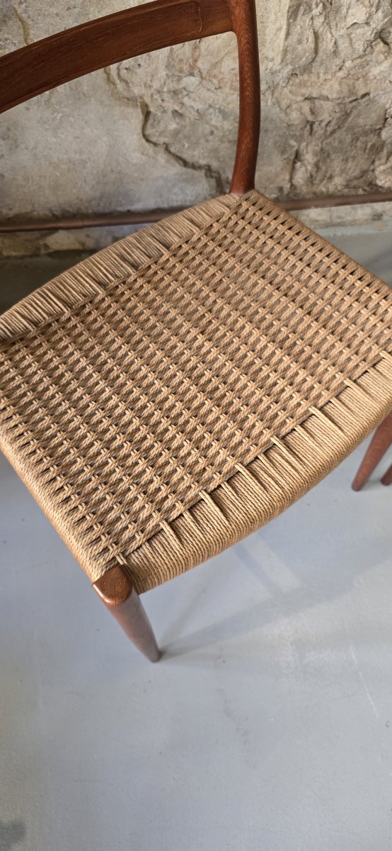 Arne Wahl Iversen (1927-2016)- Paire de chaises par Glyngøre Stolefabrik, DK, vers 1950-1960-photo-4