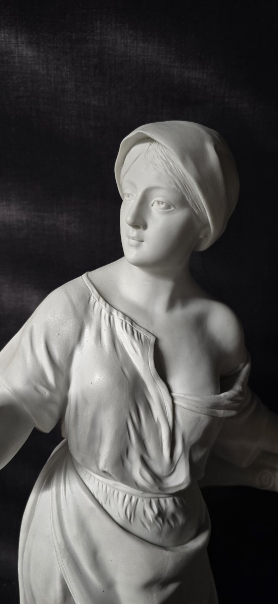 Large White Bisque Sculpture In The Style Of 19th-century Sèvres -photo-2