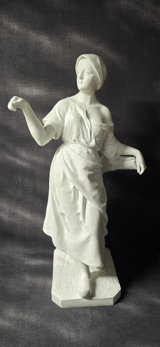 Large White Bisque Sculpture In The Style Of 19th-century Sèvres 