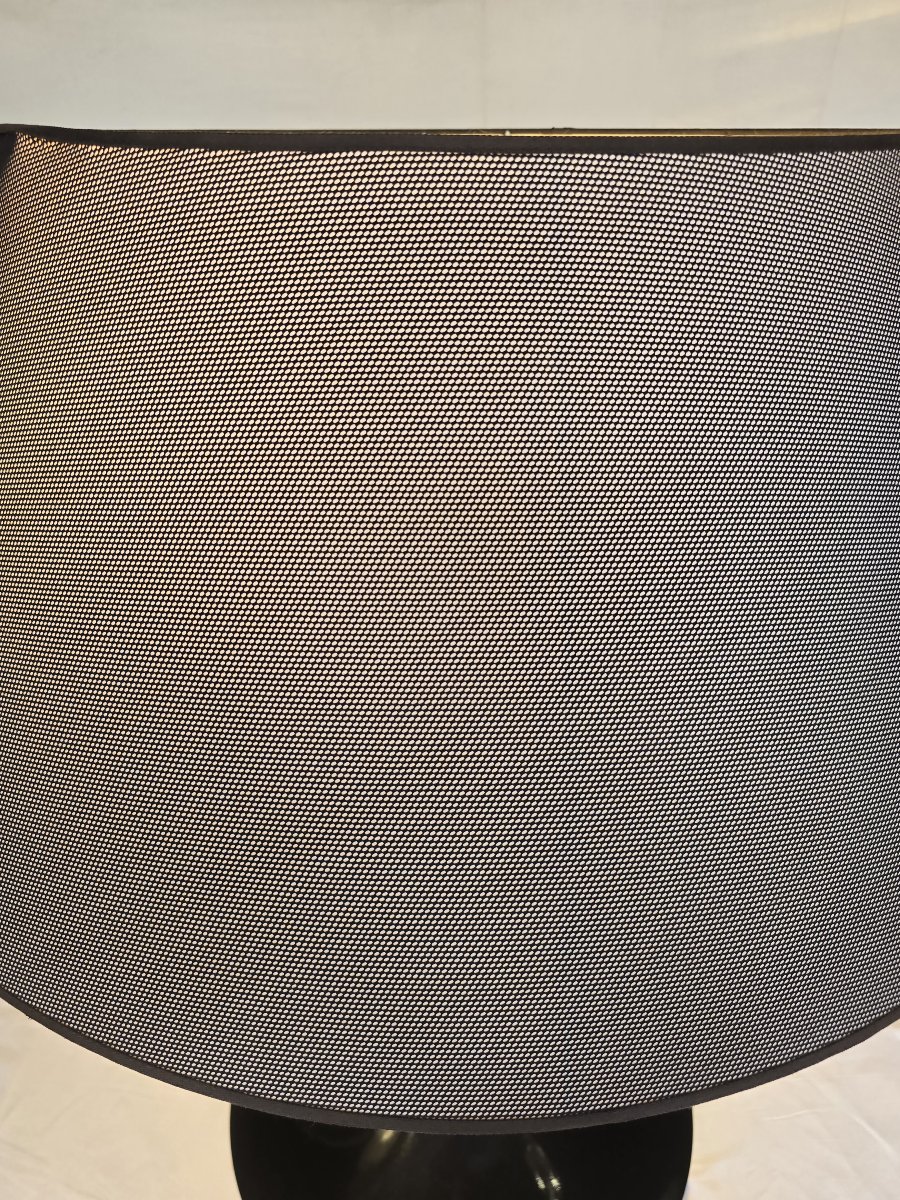 Large Italamp Brio 8009/pt Table Lamp In Metal And Glass – H 101 Cm-photo-1