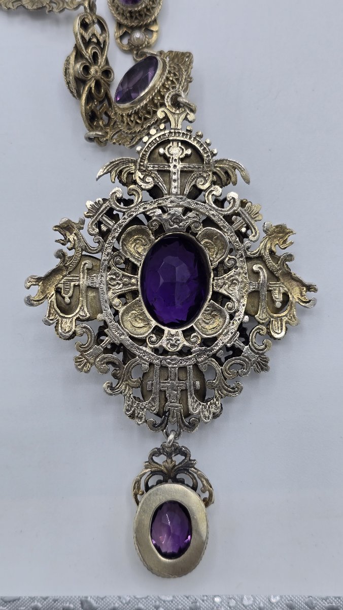 Austro-hungarian Neo-renaissance Silver Set, 800 Silver – Circa 1880–1900-photo-5
