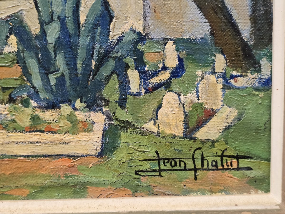 Jean CHALUT (1879-1957) – Huile sur toile – Birmandreis, Le Marabout -photo-1