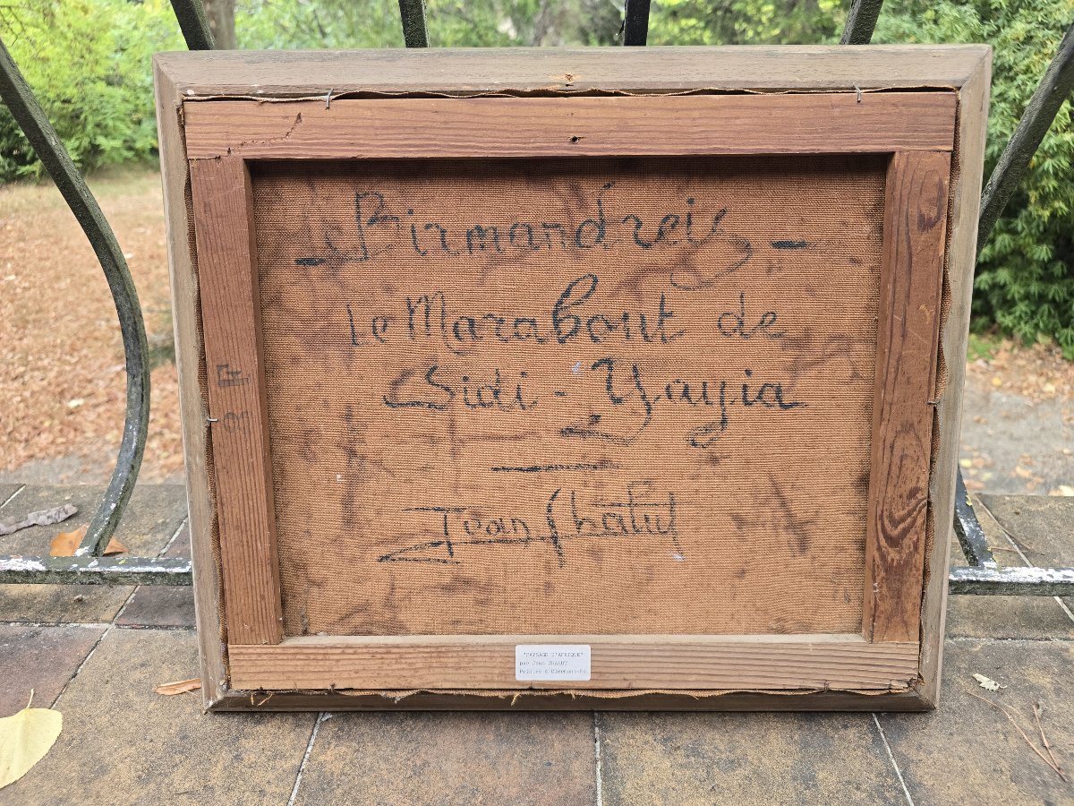 Jean CHALUT (1879-1957) – Huile sur toile – Birmandreis, Le Marabout -photo-3