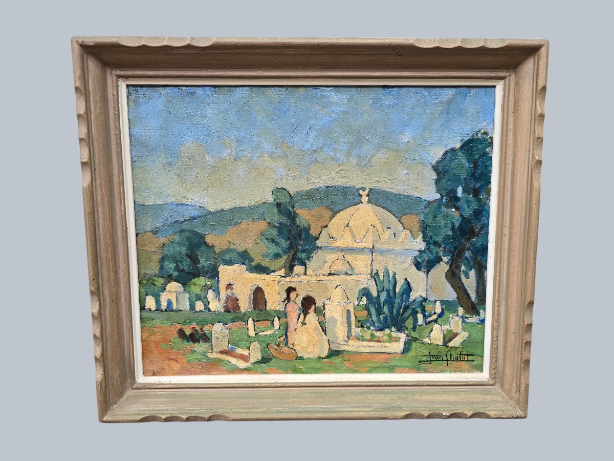 Jean CHALUT (1879-1957) – Huile sur toile – Birmandreis, Le Marabout 