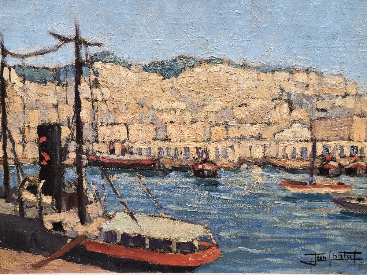 Jean Chalut (1879–1957) – Oil On Canvas -- White Algiers, 1936 -photo-2